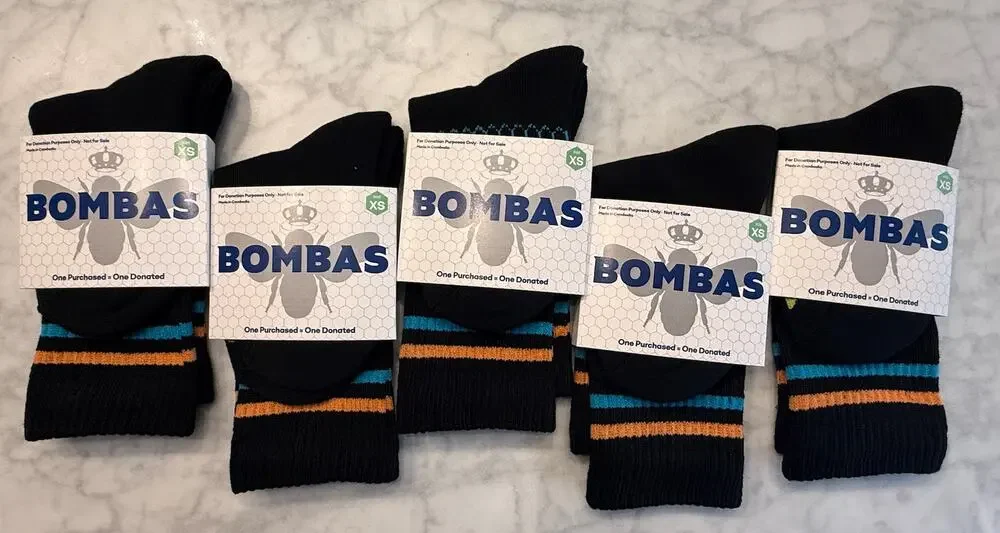NWT Bombas Kids or Unisex XS Sock Tech 5 pack $60